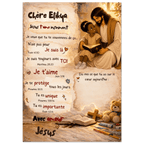 Poster personnalisé enfant – Une lettre de Jésus pour ton enfant 🤍 - Faith, Love and Grace