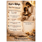 Poster personnalisé enfant – Une lettre de Jésus pour ton enfant 🤍 - Faith, Love and Grace