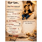 Poster personnalisé enfant – Une lettre de Jésus pour ton enfant 🤍 - Faith, Love and Grace