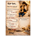 Poster personnalisé enfant – Une lettre de Jésus pour ton enfant 🤍 - Faith, Love and Grace
