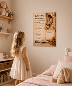 Poster personnalisé enfant – Une lettre de Jésus pour ton enfant 🤍 - Faith, Love and Grace