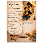 Poster personnalisé enfant – Une lettre de Jésus pour ton enfant 🤍 - Faith, Love and Grace